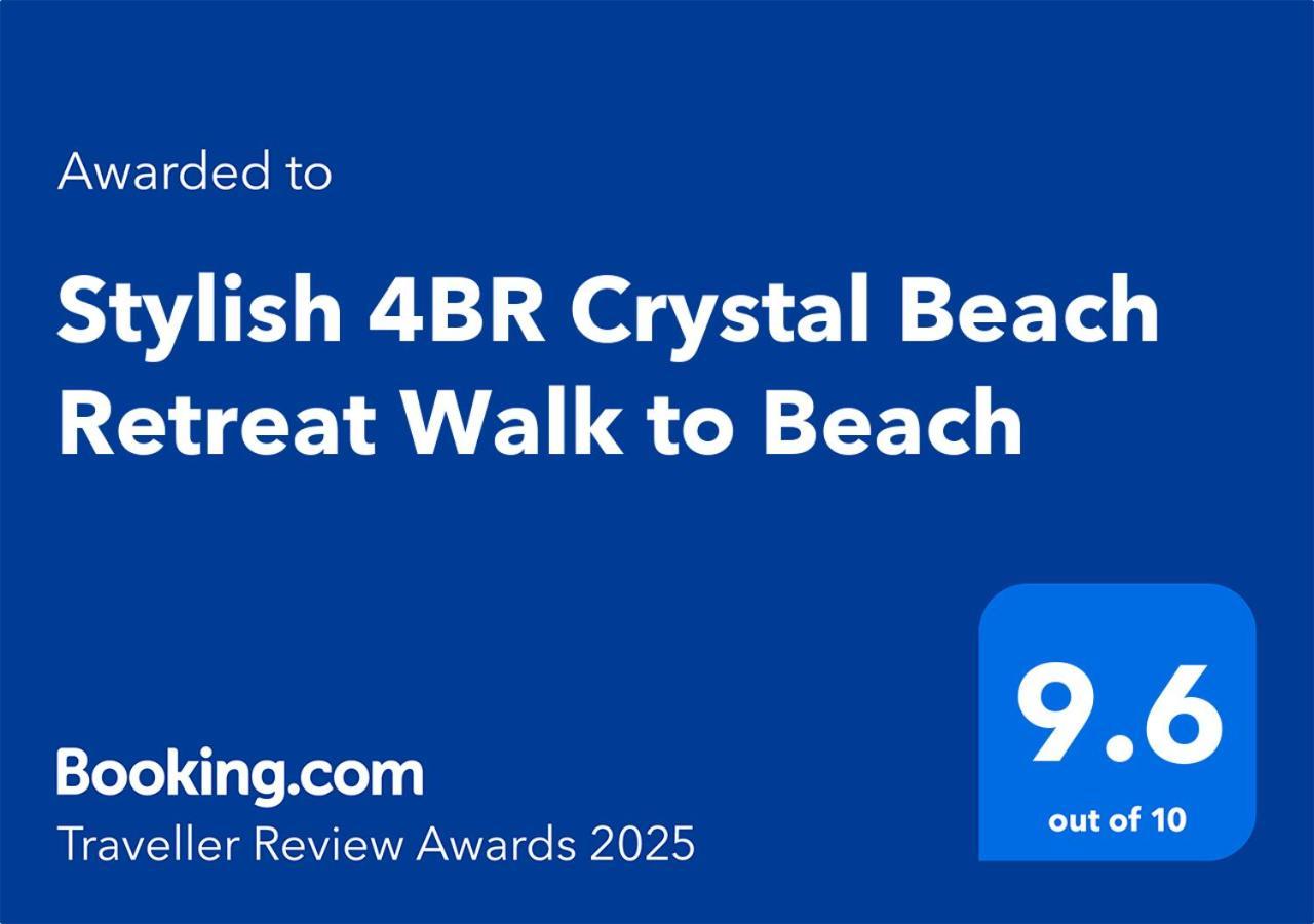 Stylish 4Br Crystal Beach Retreat Walk To Beach Bolivar Peninsula Kültér fotó